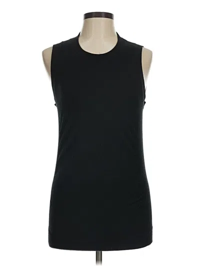 Pre-owned Lululemon Athletica Sleeveless T-shirt In Black