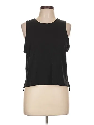 Pre-owned Lululemon Athletica Sleeveless T-shirt In Black