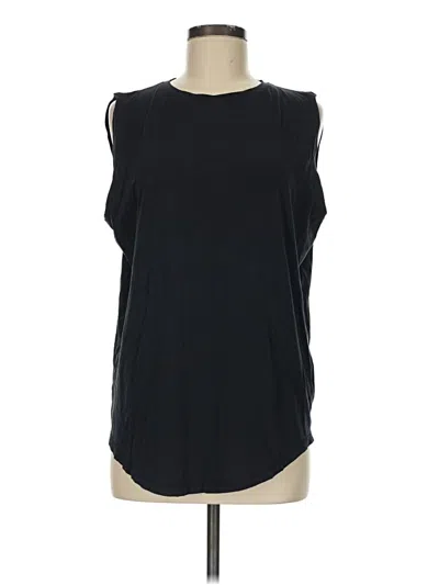 Pre-owned Lululemon Athletica Sleeveless T-shirt In Black