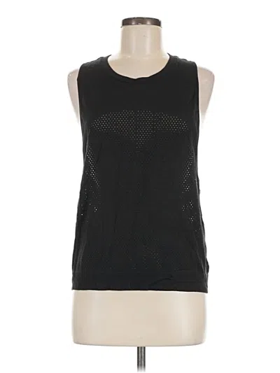 Pre-owned Lululemon Athletica Sleeveless T-shirt In Black