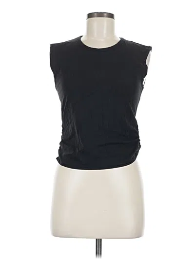Pre-owned Lululemon Athletica Sleeveless T-shirt In Black