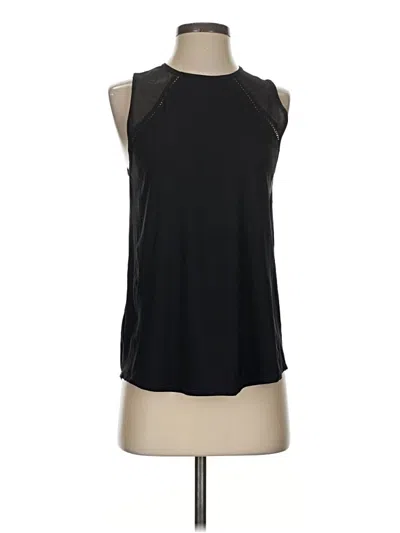 Pre-owned Lululemon Athletica Sleeveless T-shirt In Black