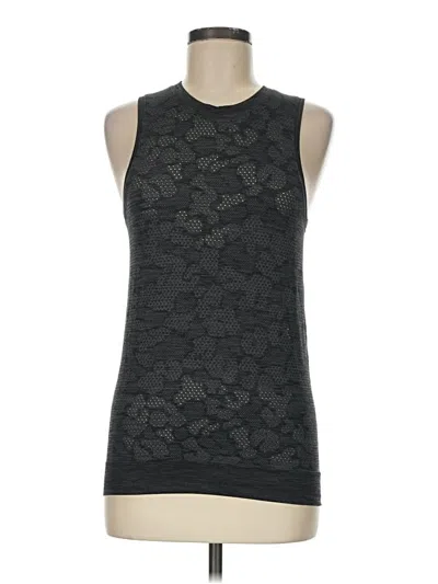 Pre-owned Lululemon Athletica Sleeveless T-shirt In Black