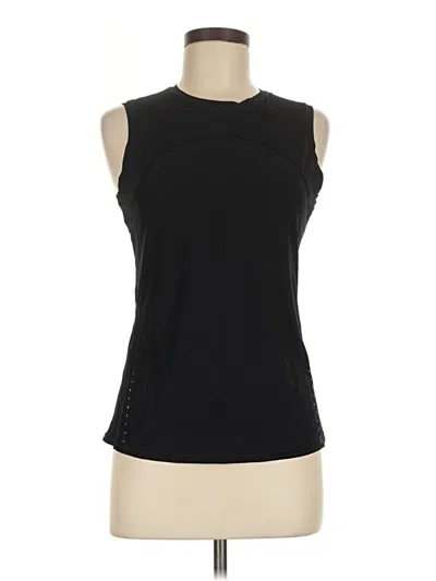 Pre-owned Lululemon Athletica Sleeveless T-shirt In Black