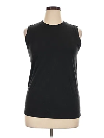 Pre-owned Lululemon Athletica Sleeveless T-shirt In Black