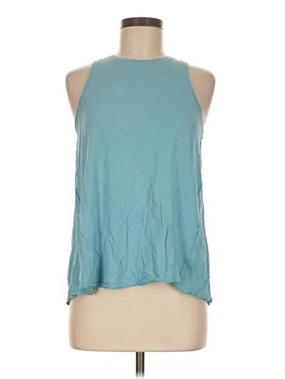 Pre-owned Lululemon Athletica Sleeveless T-shirt In Blue
