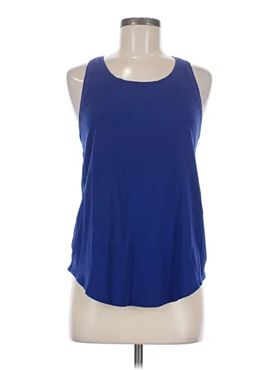 Pre-owned Lululemon Athletica Sleeveless T-shirt In Blue