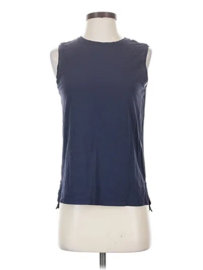 Pre-owned Lululemon Athletica Sleeveless T-shirt In Blue