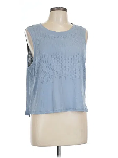 Pre-owned Lululemon Athletica Sleeveless T-shirt In Blue
