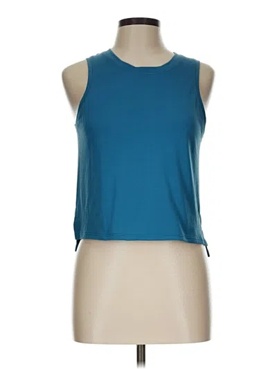 Pre-owned Lululemon Athletica Sleeveless T-shirt In Blue
