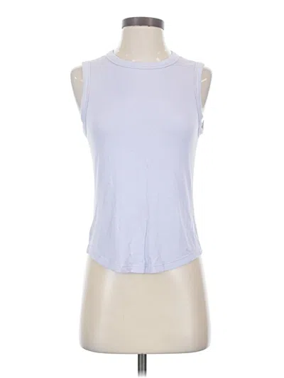 Pre-owned Lululemon Athletica Sleeveless T-shirt In Blue