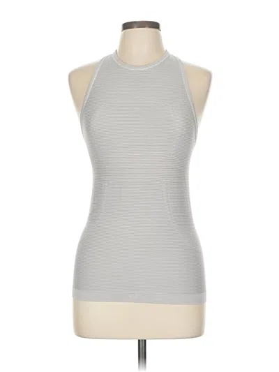 Pre-owned Lululemon Athletica Sleeveless T-shirt In Gray