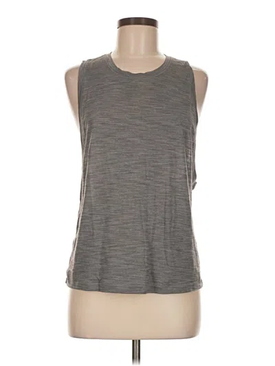 Pre-owned Lululemon Athletica Sleeveless T-shirt In Gray