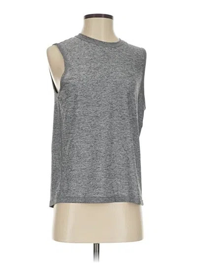 Pre-owned Lululemon Athletica Sleeveless T-shirt In Gray