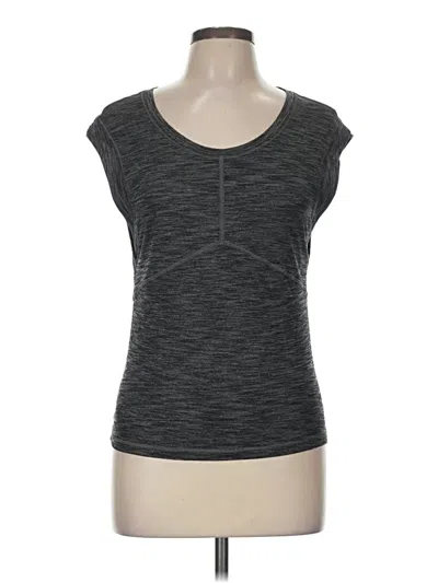 Pre-owned Lululemon Athletica Sleeveless T-shirt In Gray