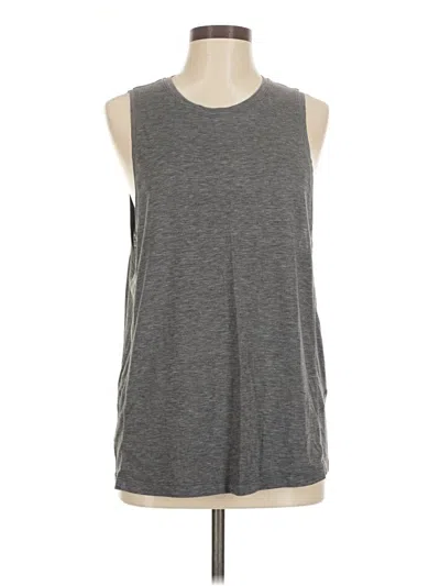 Pre-owned Lululemon Athletica Sleeveless T-shirt In Gray