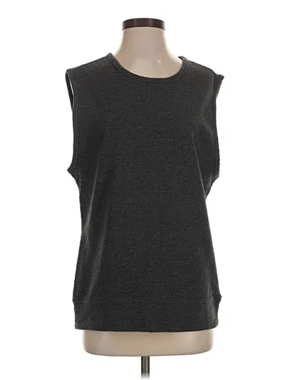 Pre-owned Lululemon Athletica Sleeveless T-shirt In Gray