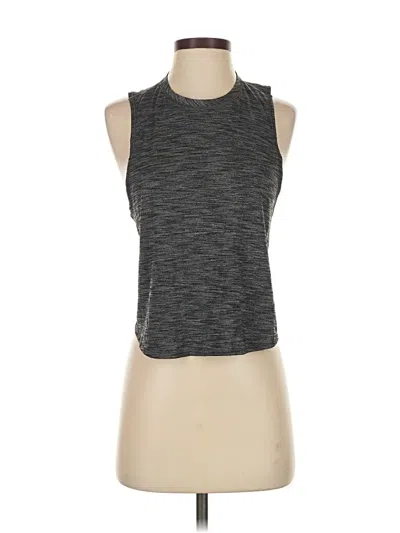 Pre-owned Lululemon Athletica Sleeveless T-shirt In Gray