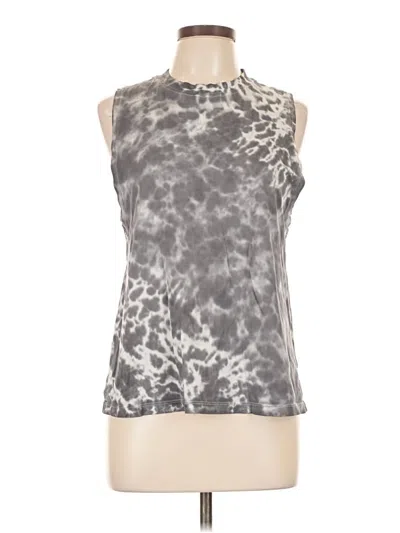 Pre-owned Lululemon Athletica Sleeveless T-shirt In Gray