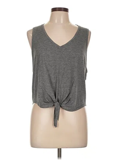 Pre-owned Lululemon Athletica Sleeveless T-shirt In Gray