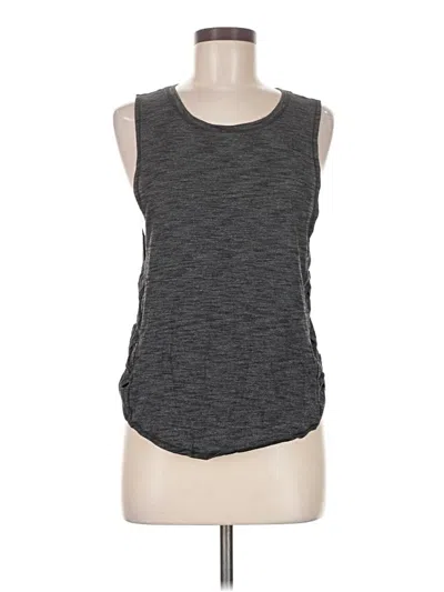 Pre-owned Lululemon Athletica Sleeveless T-shirt In Gray