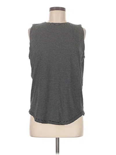 Pre-owned Lululemon Athletica Sleeveless T-shirt In Gray
