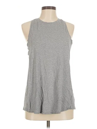 Pre-owned Lululemon Athletica Sleeveless T-shirt In Gray
