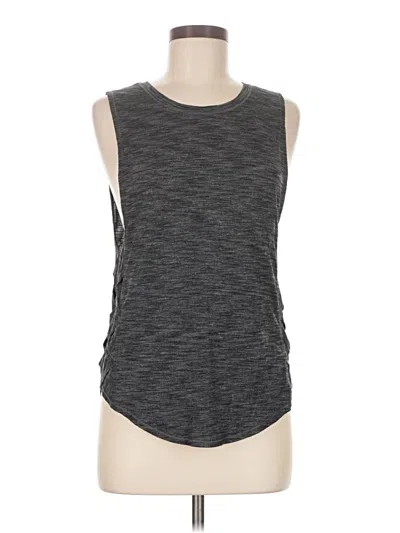 Pre-owned Lululemon Athletica Sleeveless T-shirt In Gray