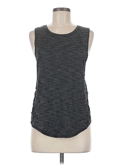 Pre-owned Lululemon Athletica Sleeveless T-shirt In Gray