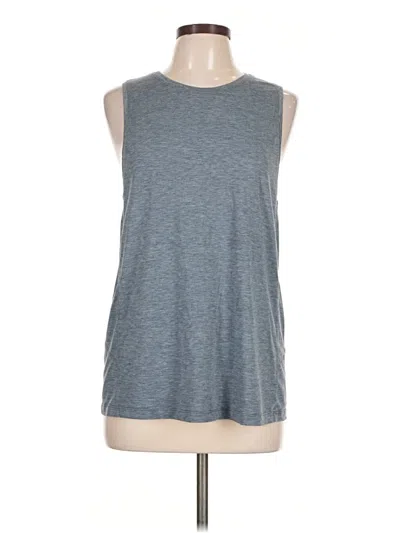 Pre-owned Lululemon Athletica Sleeveless T-shirt In Gray
