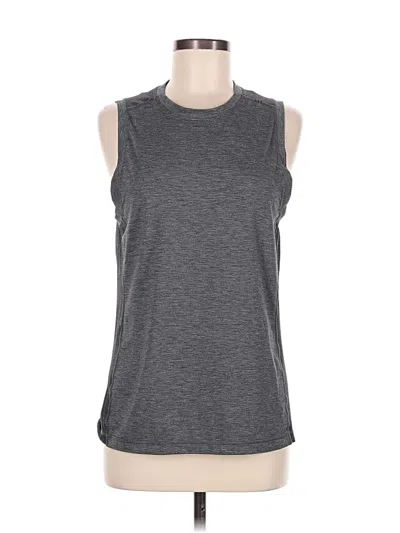 Pre-owned Lululemon Athletica Sleeveless T-shirt In Gray