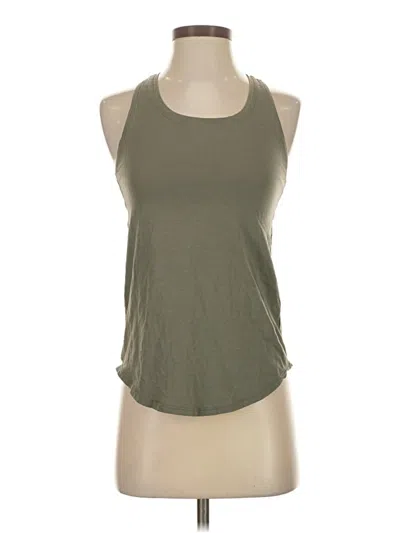 Pre-owned Lululemon Athletica Sleeveless T-shirt In Green