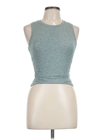 Pre-owned Lululemon Athletica Sleeveless T-shirt In Green