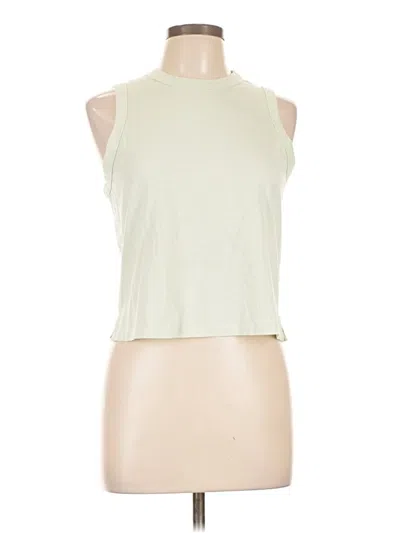 Pre-owned Lululemon Athletica Sleeveless T-shirt In Green