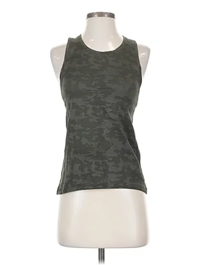 Pre-owned Lululemon Athletica Sleeveless T-shirt In Green