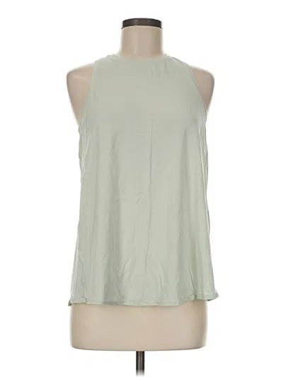 Pre-owned Lululemon Athletica Sleeveless T-shirt In Green