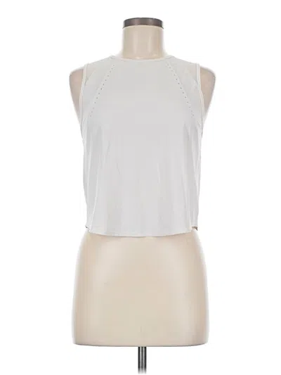 Pre-owned Lululemon Athletica Sleeveless T-shirt In Ivory
