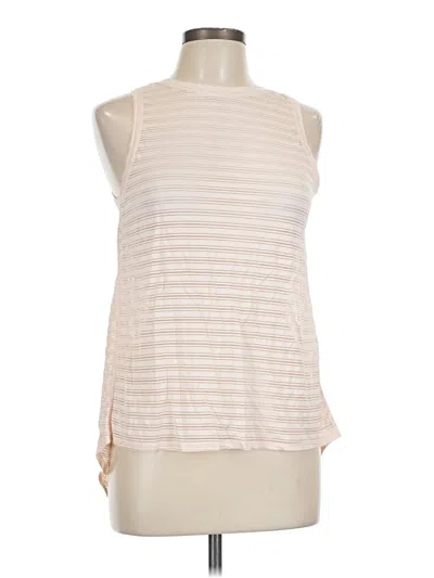 Pre-owned Lululemon Athletica Sleeveless T-shirt In Ivory