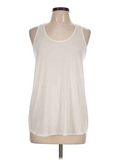 Pre-owned Lululemon Athletica Sleeveless T-shirt In Ivory