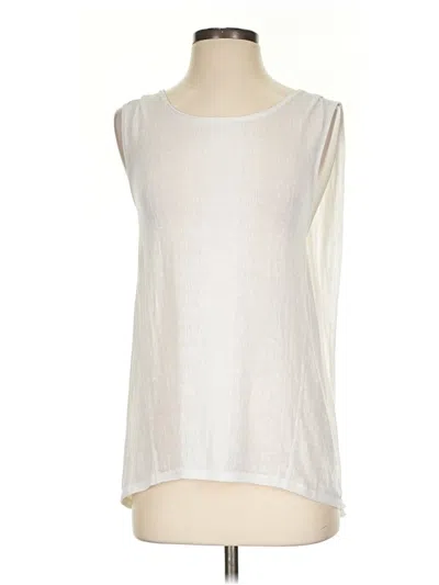 Pre-owned Lululemon Athletica Sleeveless T-shirt In Ivory