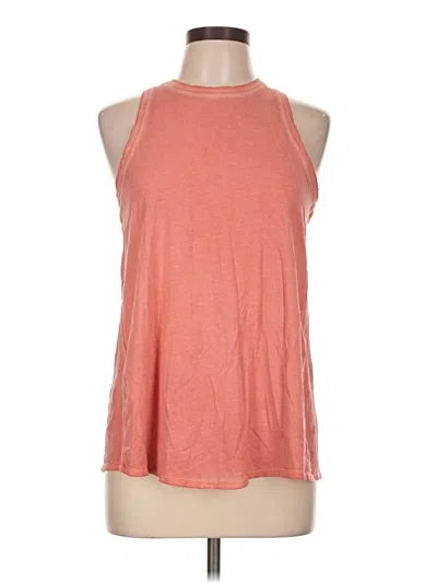 Pre-owned Lululemon Athletica Sleeveless T-shirt In Orange
