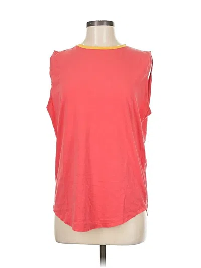 Pre-owned Lululemon Athletica Sleeveless T-shirt In Pink
