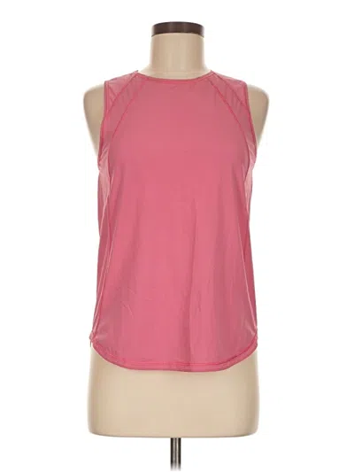 Pre-owned Lululemon Athletica Sleeveless T-shirt In Pink