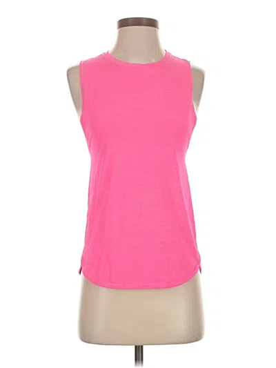 Pre-owned Lululemon Athletica Sleeveless T-shirt In Pink