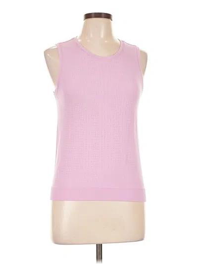 Pre-owned Lululemon Athletica Sleeveless T-shirt In Pink