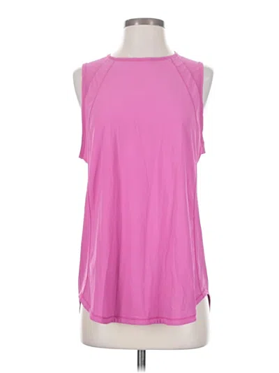 Pre-owned Lululemon Athletica Sleeveless T-shirt In Pink