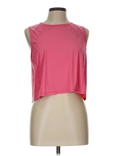 Pre-owned Lululemon Athletica Sleeveless T-shirt In Pink