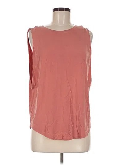 Pre-owned Lululemon Athletica Sleeveless T-shirt In Pink