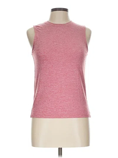 Pre-owned Lululemon Athletica Sleeveless T-shirt In Pink