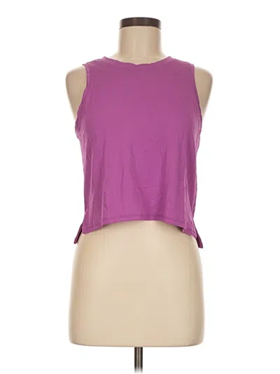 Pre-owned Lululemon Athletica Sleeveless T-shirt In Purple